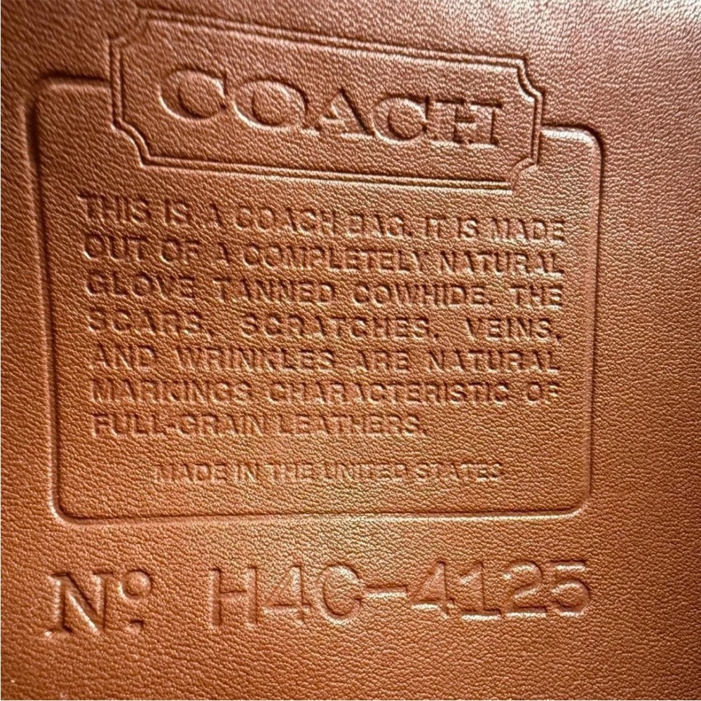 Coach Tan Leather Men's Messenger Bag Unisex - Picture 10 of 11